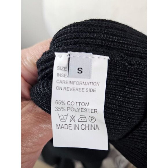 Sdencin Women's Sexy Twist Knot Front Ribbed Knit Bodycon Tube Dress Size Small - Picture 6 of 6